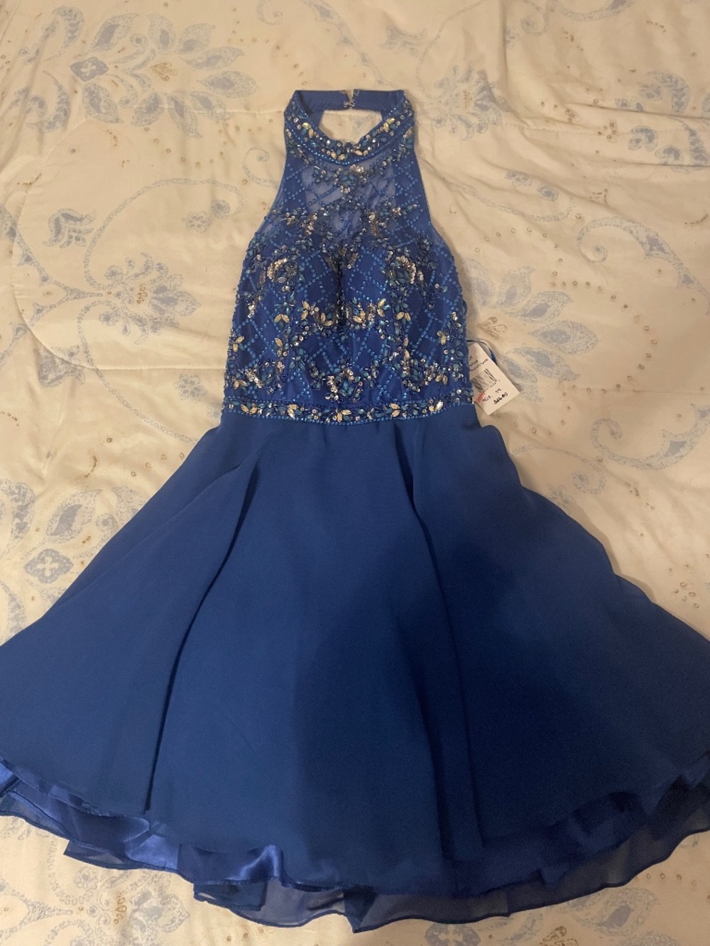 B Darlin Blue Homecoming Dress